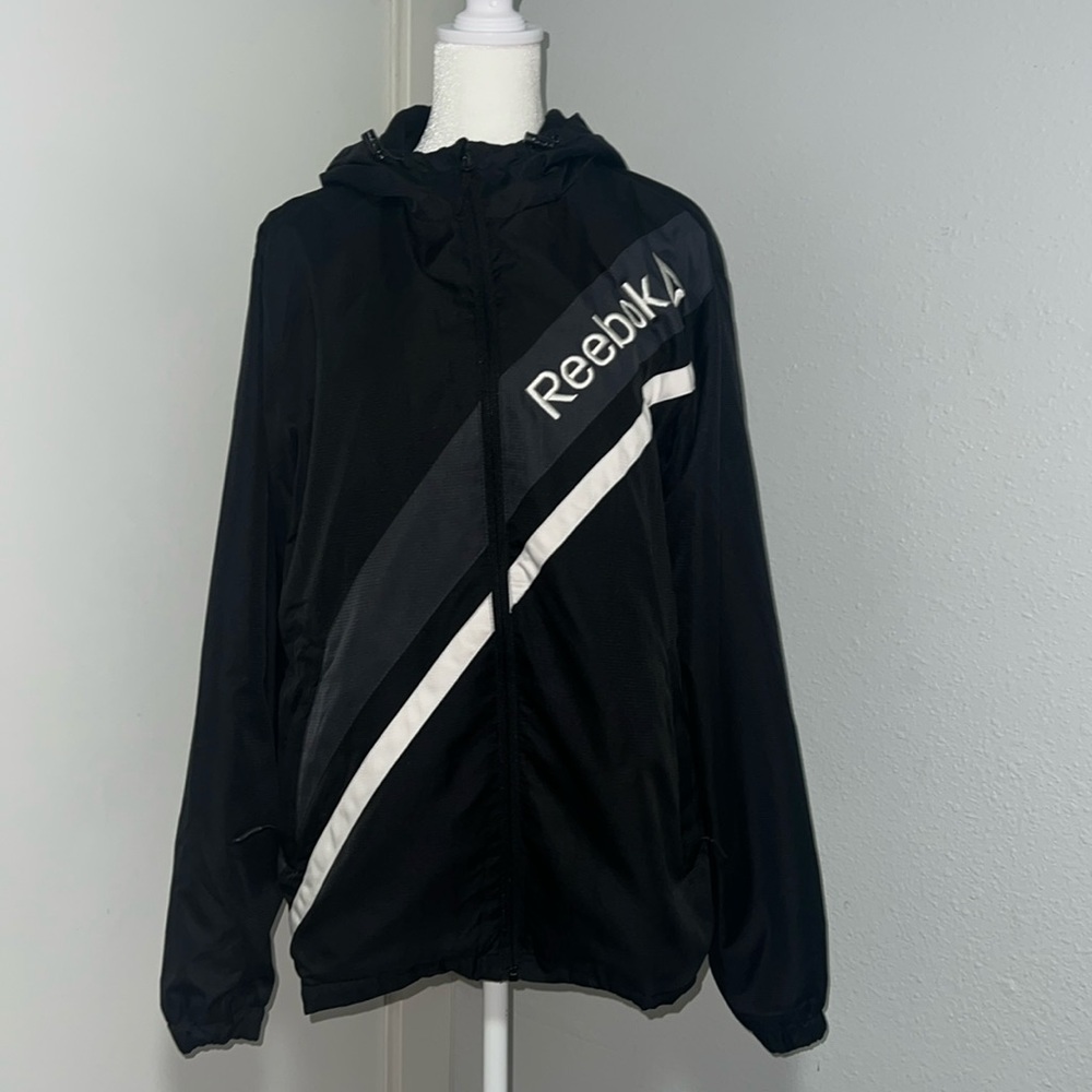 Reebok‎ Black Windbreaker Jacket